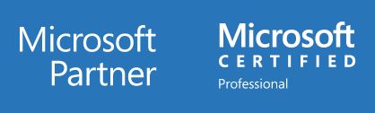 Marketingabteilungen: Logos Microsoft Partner und Microsoft Specialist